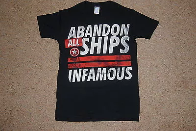 Buy Abandon All Ships Infamous T Shirt New Official Electronicore Geeving Malocchio • 5.99£