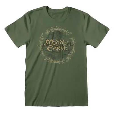 Buy Official Licensed - Lord Of The Rings - Middle Earth T Shirt - Frodo Gandalf • 15.99£