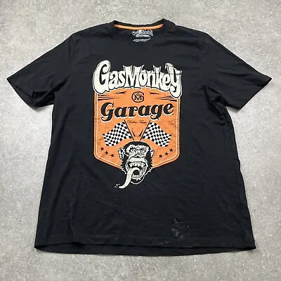 Buy Gas Monkey Black Graphic T-shirt Mens L • 10£