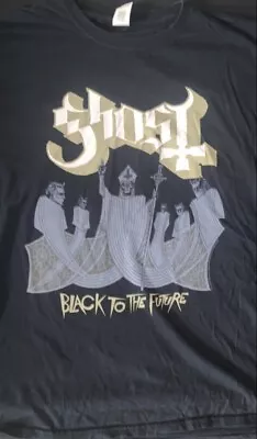 Buy Ghost T Shirt Black To The Future Rare Rock Metal Band Merch Tee Size XL • 16.50£