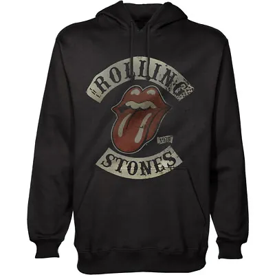 Buy Rolling Stones 1978 Tour Hoodie Vintage Faded Logo Official Licensed Merchandise • 34£