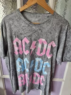 Buy ACDC T Shirt Women Size Large • 2.50£