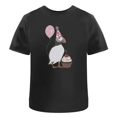 Buy 'Party Puffin & Cupcake' Men's / Women's Cotton T-Shirts (TA029821) • 11.99£