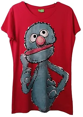 Buy Sesame Street Grover Women's Tunic T-Shirt Size L • 9.45£