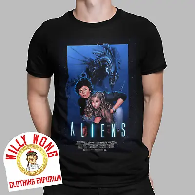 Buy Aliens T-Shirt Ripley Movie Film Action Space SCI FI Retro Alien Newt  80s 90s • 11.36£