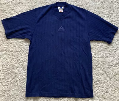 Buy Men’s Retro Vintage Adidas T-Shirt. Small. Loose Fit. Embroidery Logo. PRISTINE • 16.50£