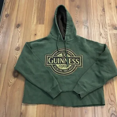 Buy Guinness Official Merchandise Green Dublin Ireland Graphic Hoodie Adults Size S • 25.51£