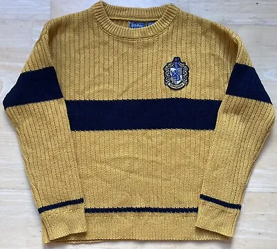 Buy Small 41  Chest Harry Potter Hufflepuff Quidditch Christmas Xmas Jumper Sweater • 19.99£