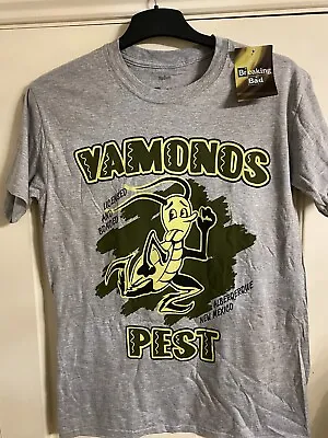 Buy Breaking Bad Vamonos Pest Unisex Men's Grey T Shirt M Medium New Tags Xmas • 2£