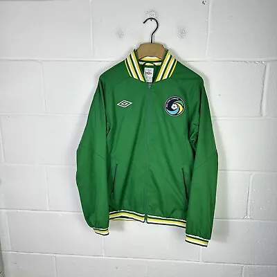 Buy Umbro New York Cosmos Jacket Mens Small Green Football Pele Brazil Varsity Retro • 14.09£
