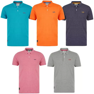 Buy Tokyo Laundry Polo Shirt Men's Grindle Cotton Blend Jersey T-Shirt Top Plain Tee • 16.99£