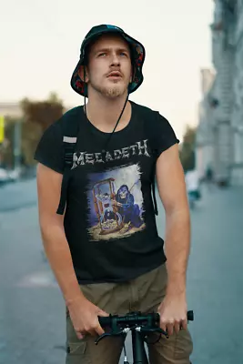 Buy Megadeth - Countdown Hourglass T-Shirt - Official Band Merch • 20.64£