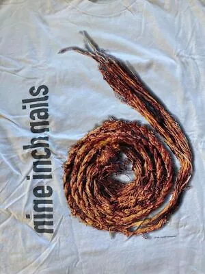 Buy Nine Inch Nails Father Men's T-shirt Size XL(LL) White Color Vintage • 1,155.08£