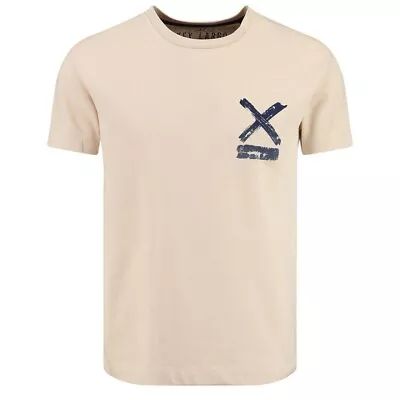 Buy Key Largo Men's T-Shirt Space Cowboys Beige MT00491 1104 Bleached Sand • 18.07£