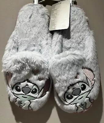 Buy Women’s Disney Store Stitch Mule Slippers Size Medium UK 5-6, EU 38-39 New • 10£