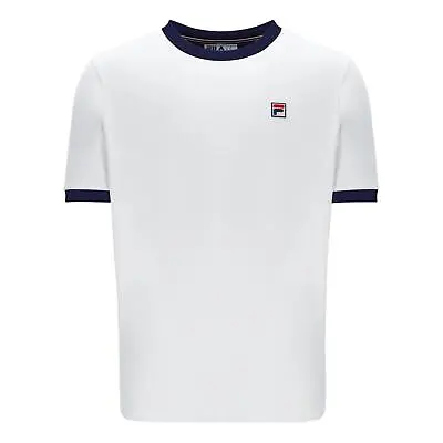 Buy Fila Men's Marconi T-Shirt - White / Fila Navy • 26.24£