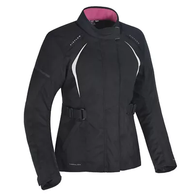 Buy Oxford Dakota 2.0 Ladies Motorcycle Motorbike Textile Jacket Black / White • 100.54£