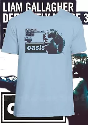 Buy Liam Gallagher, Definitely Maybe 30th Anniversary 2024 Greenwich 02 T Shirts . • 16£