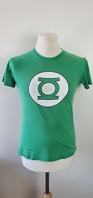 Buy DC GREEN LANTERN Mens Size S Green Crew Neck Short Sleeve T-Shirt/Top C6 • 7.50£