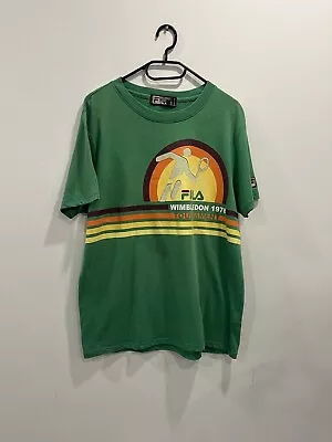 Buy Wimbledon Vintage 1978 Genuine Tournament Tee T-Shirt All Cotton Size UK LARGE L • 29.99£