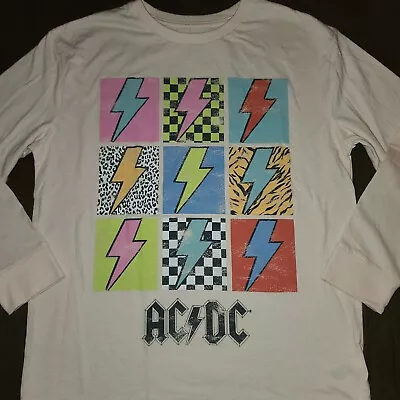 Buy New Kids Unisex Acdc Ac/dc Band Long Sleeved Tee T-shirt Size Xl 14 • 7.84£