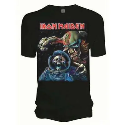 Buy Officially Licensed Iron Maiden Final Frontier Album Mens Black T Shirt Tee • 14.50£
