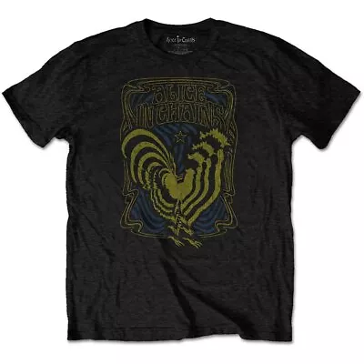 Buy Alice In Chains Psychedelic Rooster Official Tee T-Shirt Mens • 15.99£