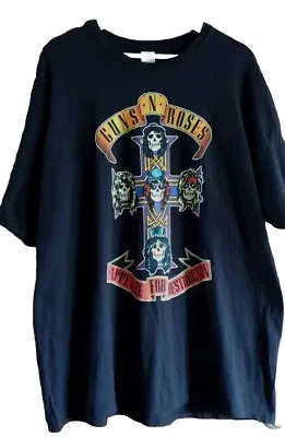 Buy Guns N Roses 'Appetite For Destruction' Quality T Shirt 2XL Front + Back Printed • 9.99£