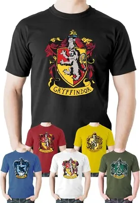 Buy Harry Potter T-Shirt Gryffindor Hufflepuff Ravenclaw Slytherin Hogwarts Family  • 15.50£