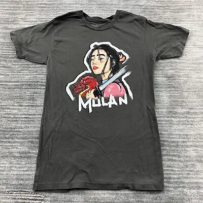Buy Mulan Shirt Size M Adult Disney Black Medium Cartoon • 12.48£