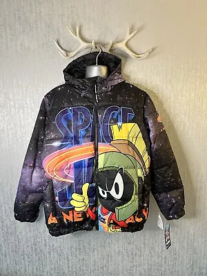 Buy *NEW WITH TAGS* Space Jam Legacy X Members Only Men’s Puffer Jacket Size L • 100£