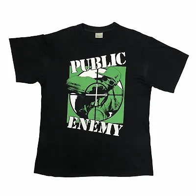 Buy Vintage 90’s Public Enemy T-Shirt Flavor Flav Mens XL Black • 222.98£