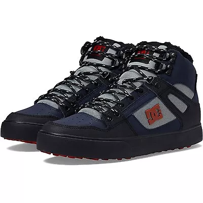 Buy DC Shoes Men's Pure Winter Boots Navy/Black Hi-Top Shoes Clothing Apparel Ska • 101.92£