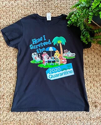 Buy Vintage Style ANIMAL CROSSING 2020 Quarantine T Shirt Mens Woman's Clothes Top M • 14.99£