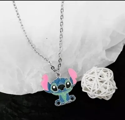 Buy Lilo Stitch Merch Necklace Chain Pendant Necklace Anime Manga Cosplay  • 10.29£