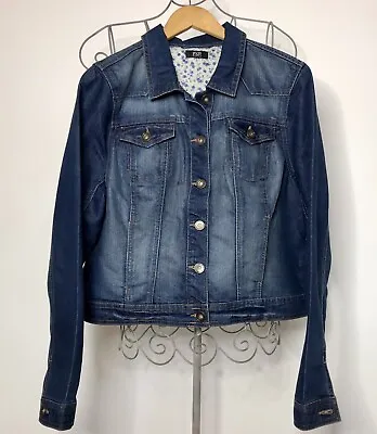 Buy F&F Ladies Denim Jacket, Size 12 Blue Denim, Immaculate Condition • 12£