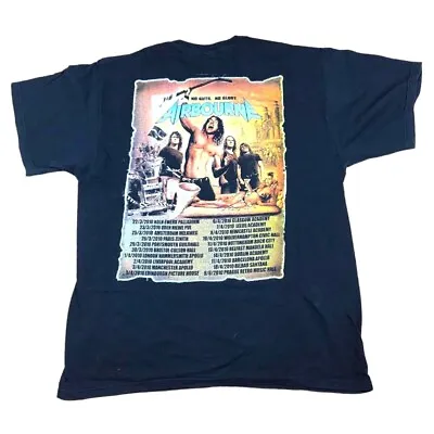 Buy Airbourne T Shirt Large Black Tour Tee Rock Band Guitars Concert Merch Oversized • 22.50£