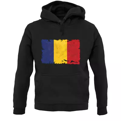 Buy Romania Grunge Flag Unisex Hoodie - Romanian - Flag - Flags - Bucharest • 24.95£