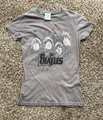 Buy Vintage Beatles Band Music Women’s T-shirt Sz Sm • 6.40£