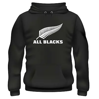 Buy All Blacks New Zealand National Rugby Team Hoodie • 19.99£
