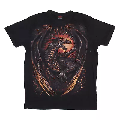 Buy SPIRAL Mens T-Shirt Black 2XL • 9.99£
