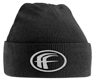 Buy Fear Factory White Logo Black Beanie Hat OFFICIAL • 16.59£