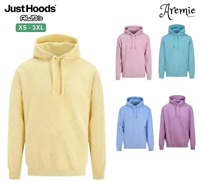 Buy AWDis Soft Plain Hoodie Sweatshirt | Surf Pastel Unisex Hooded Pullover Jumper • 22.77£