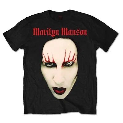 Buy Marilyn Manson Unisex T-shirt: Red Lips Size Large • 16£