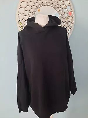 Buy Black Hoodie Jumper Size 12 Tracksuit Top Sweater Sweatshirt Oversize  • 3.50£
