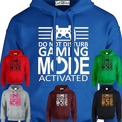 Buy Do Not Disturb Gaming Mode Activated Kids Unisex Hoodie Gamer Xmas Gift • 16.99£