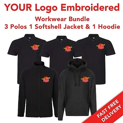 Buy Personalised Embroidered Workwear Package LOGO Personalised Workwear Bundle • 74.99£
