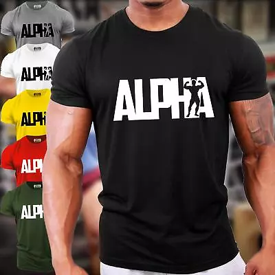 Buy ALPHA Bodybuilding T-Shirt | Gym Top Vest Stringer Training Motivation GYMTIER • 13.99£