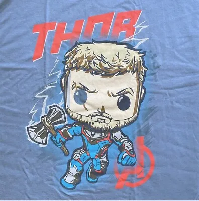 Buy Funko Pop Tees Avengers Endgame Thor Blue T-Shirt Size: L - Sealed Large New • 12.99£