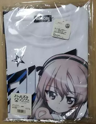Buy Girls Und Panzer Airi Shimada Full Panel T-Shirt White L Size Girls Panzer Movie • 149.18£